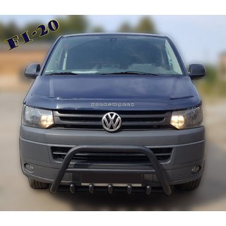 Bullbar WT003 Black (nerjavno jeklo) Volkswagen T5 2010–2015 fotografija 1