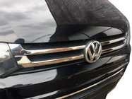 Volkswagen T5 2010–2015 Ločene obloge maske hladilnika (Carmos, 4 kos, nerjaveče jeklo) fotografija 1