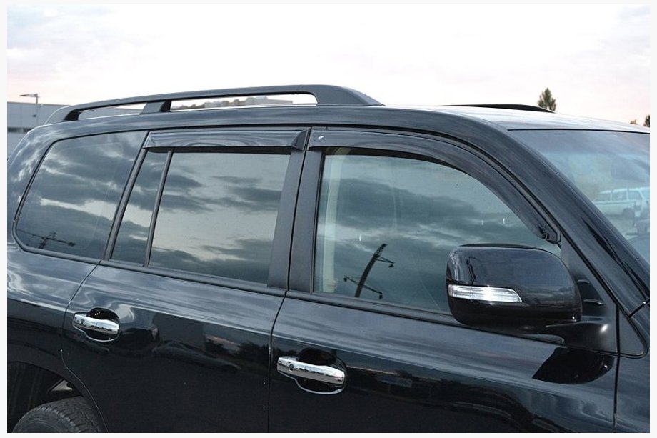 Lexus LX570/450d 2008–2022 Vetrni deflektorji za okna 11 cm (4 kos, Niken) Image