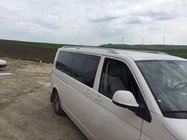 Volkswagen T6 2015–2024 Strešne sani Skyport (bele) fotografija 3