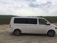 Volkswagen T6 2015–2024 Strešne sani Skyport (bele) fotografija 9