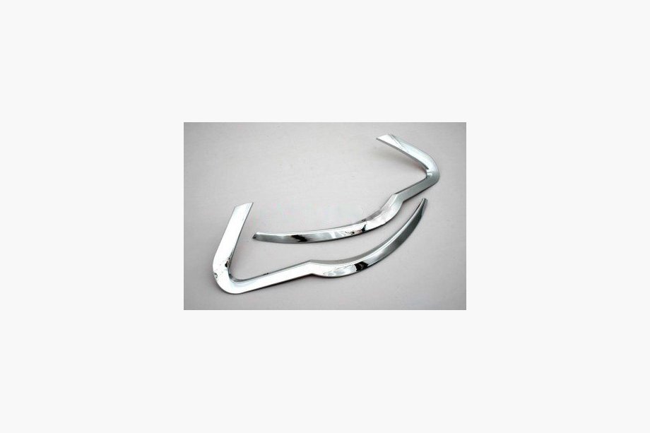 Volkswagen Touareg 2002–2010 Kromirani pokrovi sprednjih smernikov 2008-2011 (2 kosa, plastika) Fotografija 1