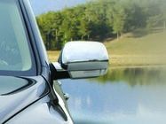 Volkswagen Touareg 2002–2010 Nerjavni pokrovi ogledal 2003-2007 (2 kos) OmsaLine - italijansko nerjavno jeklo fotografija 2