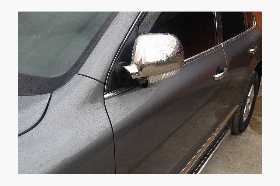 Volkswagen Touareg 2002–2010 Nerjavni pokrovi ogledal 2003-2007 (2 kos) OmsaLine - italijansko nerjavno jeklo Image