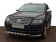 Volkswagen Touareg 2002–2010 Sprednji zaščitni lok ST015 (nerjaveče jeklo) fotografija 1