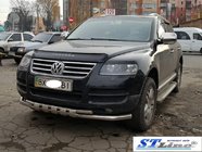 Volkswagen Touareg 2002–2010 Sprednji zaščitni lok ST015 (nerjaveče jeklo) fotografija 2