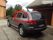 Volkswagen Touareg 2002–2010 Kromirani pokrovi stebričkov vrat (6 kosov, nerjaveče jeklo) fotografija 8