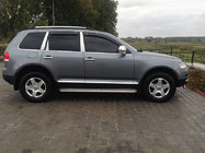 Volkswagen Touareg 2002–2010 Kromirani pokrovi stebričkov vrat (6 kosov, nerjaveče jeklo) fotografija 5