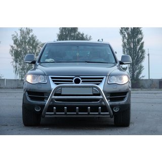 Sprednji zaščitni lok WT003 Special (nerjavno jeklo) Volkswagen Touareg 2002–2010 fotografija 4