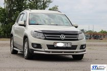 Volkswagen Tiguan 2007–2016 Sprednji zaščitni lok ST016 (nerjaveče jeklo) fotografija 2