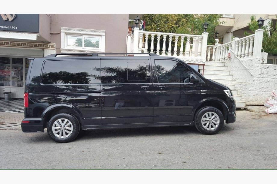 Volkswagen T5 Transporter 2003–2010 Strešne sani Skyport (črne) Fotografija 2