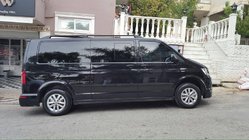 Volkswagen T5 Multivan 2003–2010 Strešne sani Skyport (črne) fotografija 2