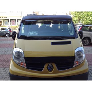 Vizir na vetrobransko steklo (črn sijaj, 5 mm) Nissan Primastar 2002–2014 fotografija 3