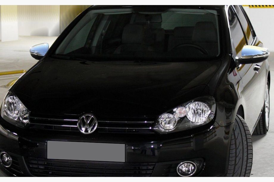 Volkswagen Golf 6 2008–2014 Pokrovi ogledal (HB, 2 kosa, nerjavno jeklo) OmsaLine - italijansko nerjaveče jeklo Image
