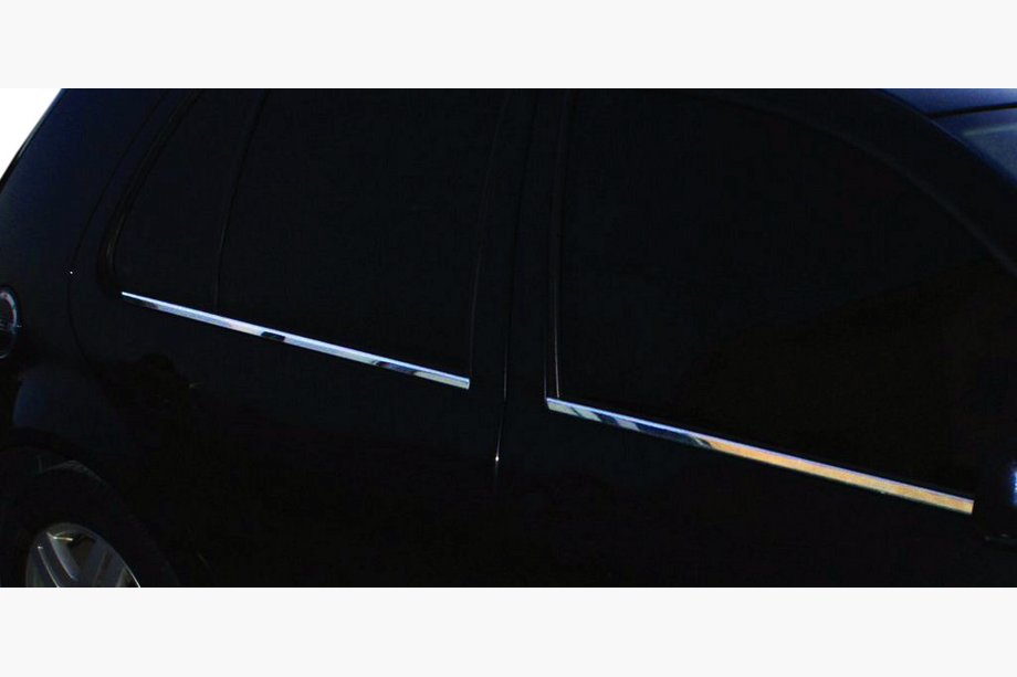Volkswagen Golf 4 1997–2006 Zunanja okenska obroba (4 kosi, inox) Fotografija 4