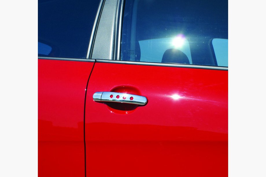 Skoda Superb 2001–2009 Pokrovi kljuk z luknjicami (4 kosi, nerjaveče jeklo) Carmos - turško nerjaveče jeklo Image
