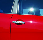 Skoda Superb 2001–2009 Pokrovi kljuk z luknjicami (4 kosi, nerjaveče jeklo) Carmos - turško nerjaveče jeklo fotografija 1