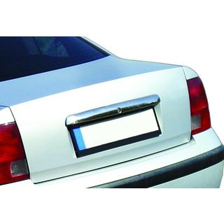 Kromirana letvica nad registrsko tablico (1996-2000, nerjaveče jeklo) Volkswagen Passat B5 1997–2005 fotografija 1