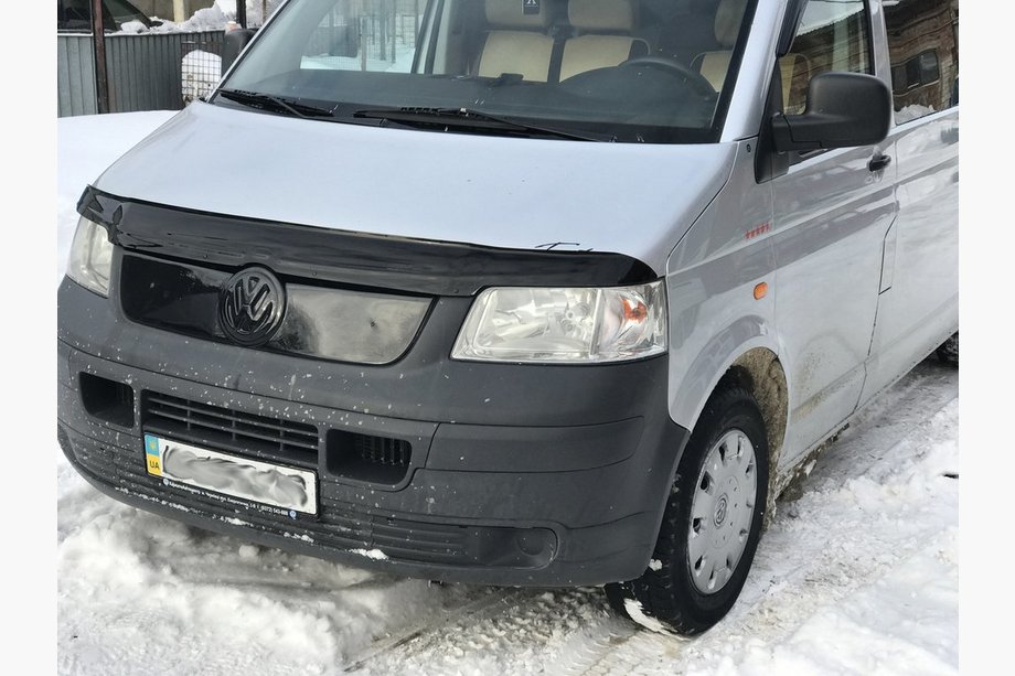 Volkswagen T5 Transporter 2003–2010 Zimski zgornji pokrov rešetke hladilnika Fotografija 3