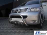 Volkswagen T5 Caravelle 2004–2010 Prednji zaščitni lok WT003 (nerjaveče jeklo) fotografija 5