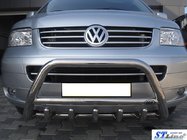 Volkswagen T5 Caravelle 2004–2010 Prednji zaščitni lok WT003 (nerjaveče jeklo) fotografija 8