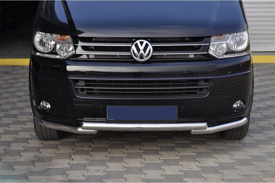Volkswagen T5 2010–2015 Sprednji zaščitni lok ST009 Greyder (nerjaveče jeklo) Fotografija 1