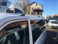 Volkswagen T5 Multivan 2003–2010 Strešne vzdolžne letve CROWN (mat siva) fotografija 5