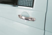 Volkswagen T5 Caravelle 2004–2010 Pokrovi kljuk (nerjaveče jeklo) 3 kosi. Carmos – turško jeklo fotografija 1