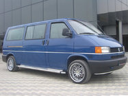 Volkswagen T4 Caravelle/Multivan 1990–2003 Stranski pragovi KB002 d60 mm (2 kosa, nerjavno jeklo) fotografija 3