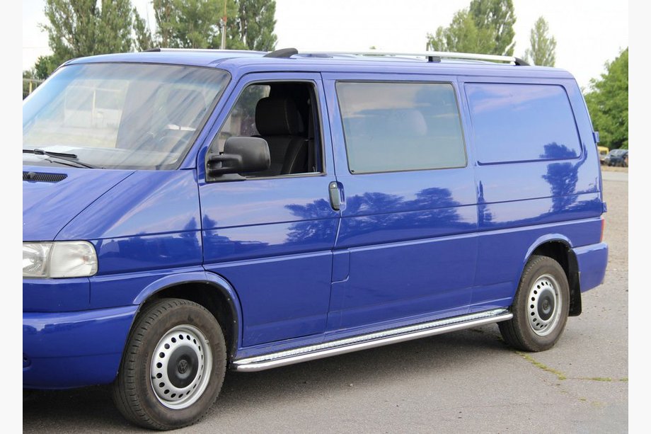 Volkswagen T4 Transporter 1990–2003 Kromirane strešne sani Image