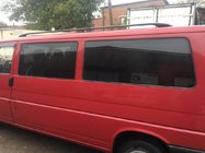Volkswagen T4 Transporter 1990–2003 Črni strešni relingi fotografija 2