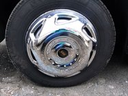 Mercedes Sprinter W906 2006–2018 OEM pokrovi platišč iz nerjavečega jekla (2-osni, 4 kos) fotografija 2