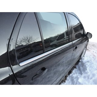 Zunanja okenska obroba (4 kosi, inox) Skoda Fabia 2000–2007 fotografija 1