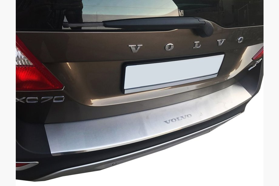 Volvo XC70 2007–2013 Nerjaveča zaščitna letev zadnjega odbijača z zavihkom Nataniko Image