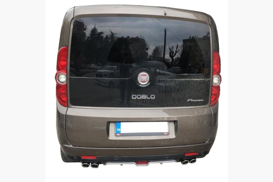 Fiat Doblo II 2010–2022 Obloga zadnjega odbijača (za lakiranje) Image