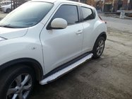 Nissan Juke 2010–2019 Bočne stopnice WhiteLine (2 kosa, aluminij) fotografija 1