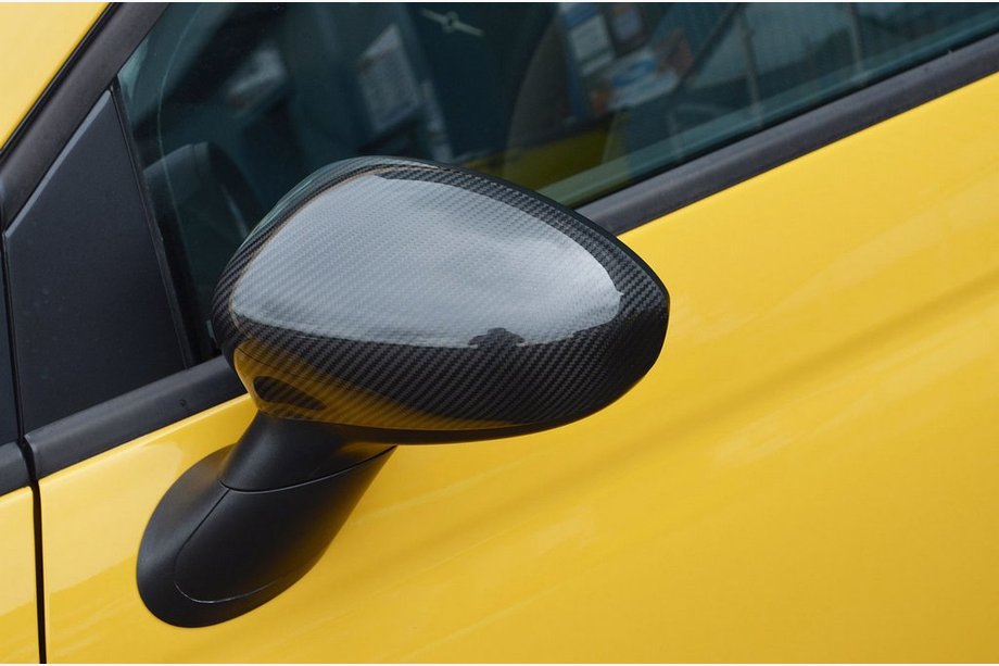 Fiat 500/500L 2013–2022 Karbonški pokrovi ogledal 2007-2015 (2 kos, pravi karbon) Fotografija 1