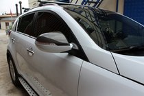 Kia Sportage 2010–2015 Pokrovi ogledal (2 kosa, karbon) fotografija 1