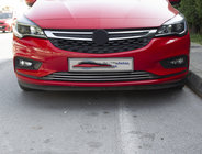 Opel Astra K 2016–2021 Kromirani pokrovi za sprednji odbijač (3 kosi, nerjavno jeklo) fotografija 1