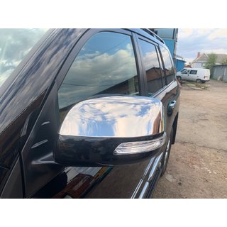 Pokrovi ogledal 2012↗ (2 kosa, nerjaveče jeklo) Toyota Land Cruiser 200 2007–2021 fotografija 2