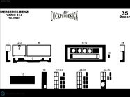 Mercedes T2 (507-814) 1967–1996 Obloge armaturne plošče (Meric) Aluminij fotografija 5