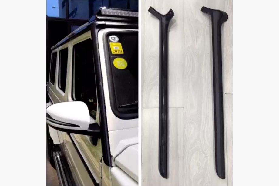 Mercedes G razred W463 1990–2018 Vertikalne obloge (2 kosa, dizajn 2018) Image