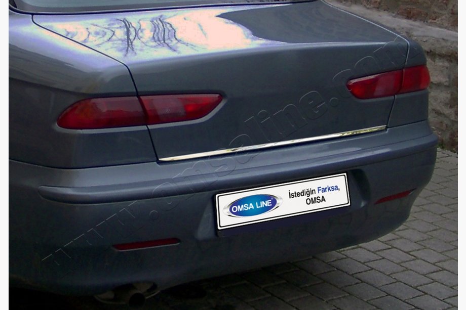 Alfa Romeo 156 1997–2007 Zaščitna letev roba prtljažnika (nerjaveče jeklo) Image