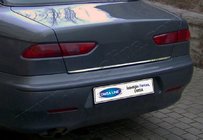 Alfa Romeo 156 1997–2007 Zaščitna letev roba prtljažnika (nerjaveče jeklo) fotografija 1