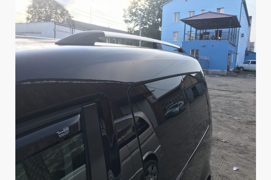 Volkswagen Caddy 2010–2015 Kromirane strešne vzdolžne letve Image