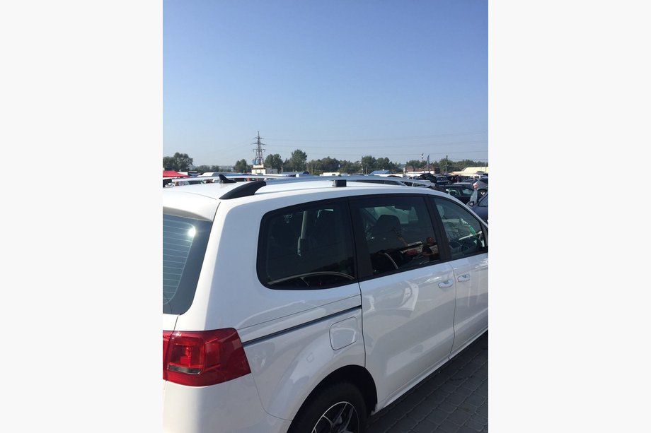 Volkswagen Sharan 2010–2023 Kromirane strešne letve (turški dizajn) Image