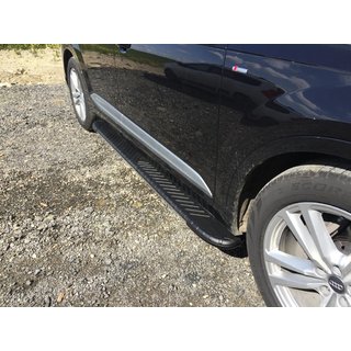 Stranske stopnice Bosphorus Yeni Black (2 kosa, aluminij) Audi Q7 2015–2026 fotografija 1