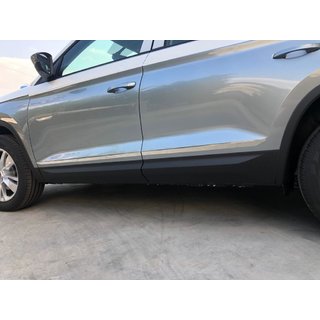 Široka vratna letev Carmos (nerjavno jeklo) Skoda Kodiaq 2016–2023 fotografija 1