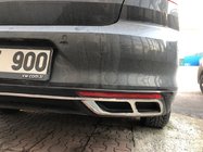 Volkswagen Passat B8 2015–2023 Pokrovi zaključkov izpuha Carmos SD/SW (2019+, 3 kosi, nerjaveče jeklo) fotografija 1