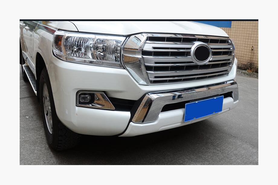 Toyota Land Cruiser 200 2007–2021 Sprednji lip spojler 2012-2016 (EA-style, brez spodnjega krila) Bela barva Image